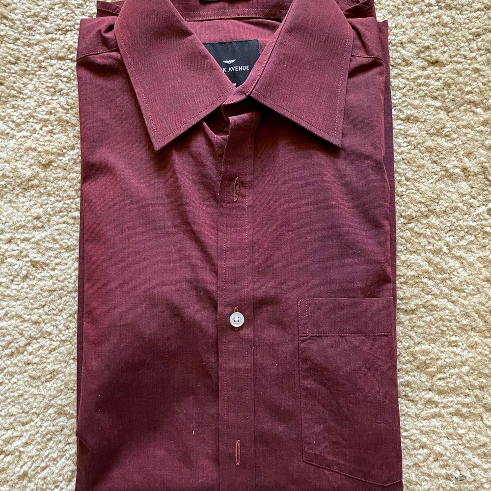 Formal office wear Shirt Maroon color